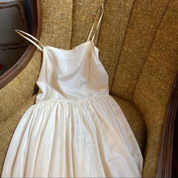 Vintage taffeta slip, size S - Picture 2 of 8